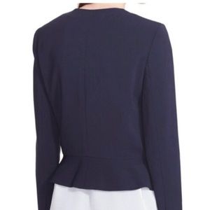 Rebecca Taylor Devon Cropped Navy Blazer - Size 4